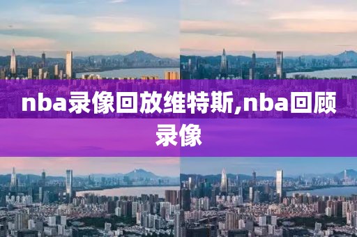 nba录像回放维特斯,nba回顾录像