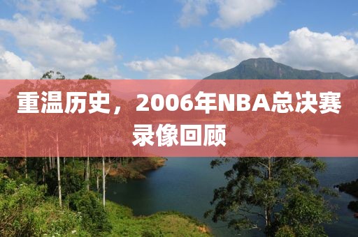 重温历史,2006年NBA总决赛录像回顾