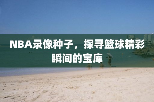 NBA录像种子，探寻篮球精彩瞬间的宝库