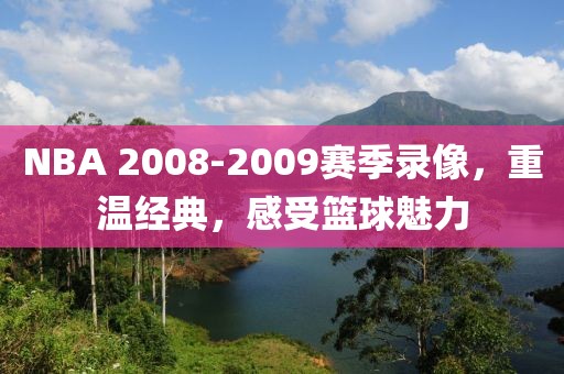 NBA 2008-2009赛季录像，重温经典，感受篮球魅力