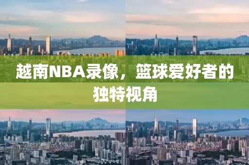 越南NBA录像，篮球爱好者的独特视角