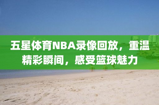 五星体育NBA录像回放,重温精彩瞬间,感受篮球魅力